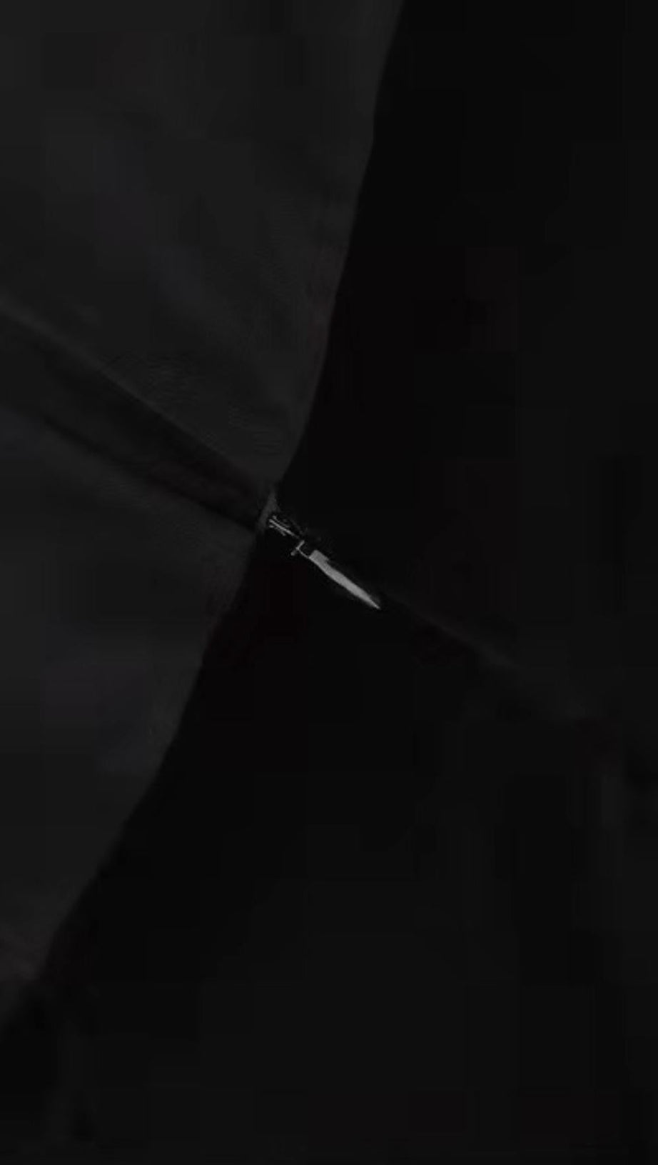 BLACK MID-NECK PADDED SHOULDER WAIST TIE DRESS