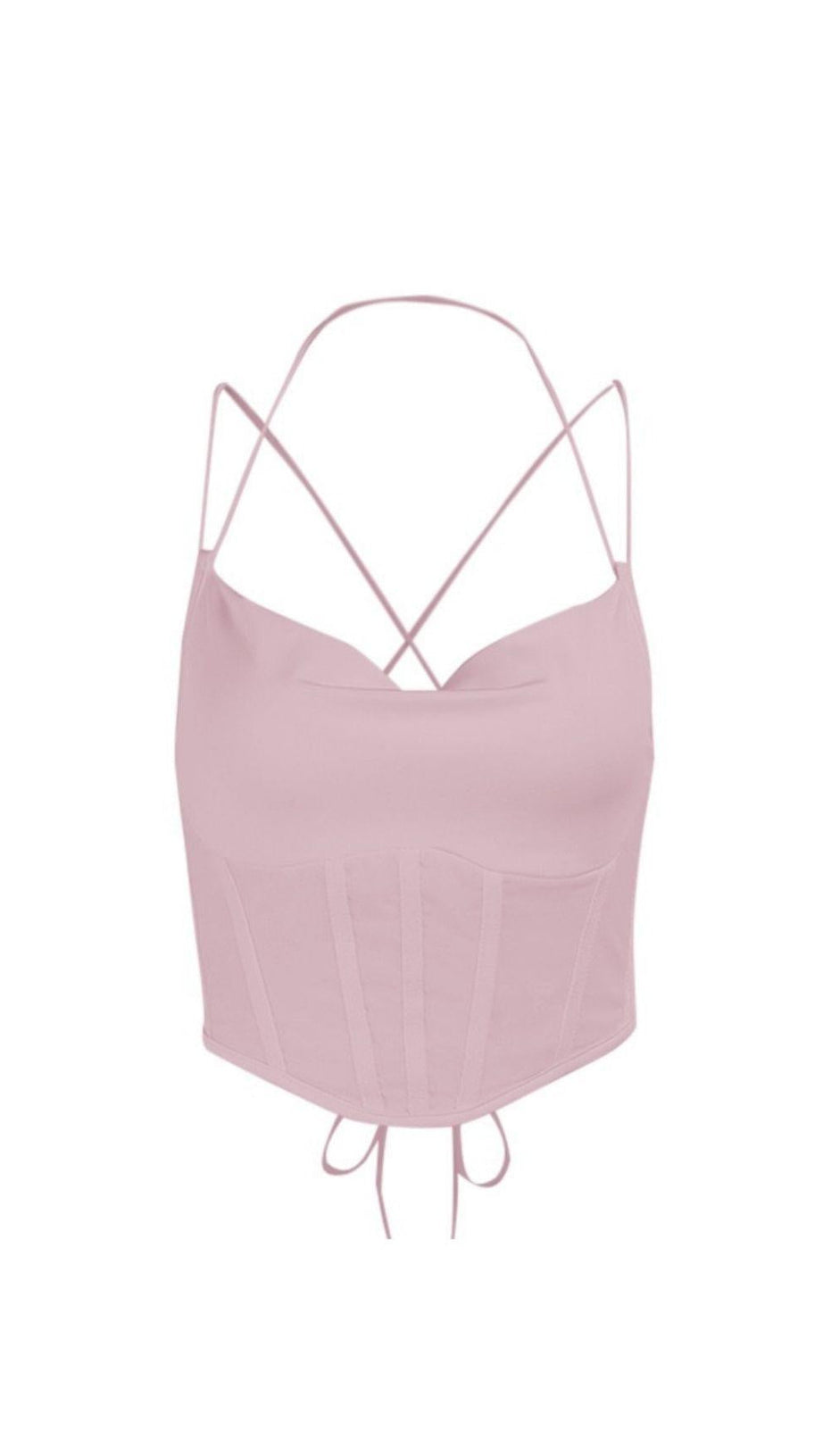 Weste mit Gürtel auf der Rückseite.