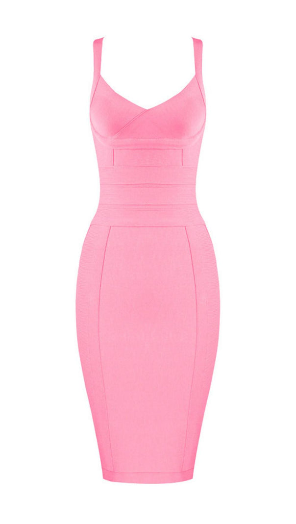 AIIZIE BANDAGE MINI DRESS -ORANGE - product image
