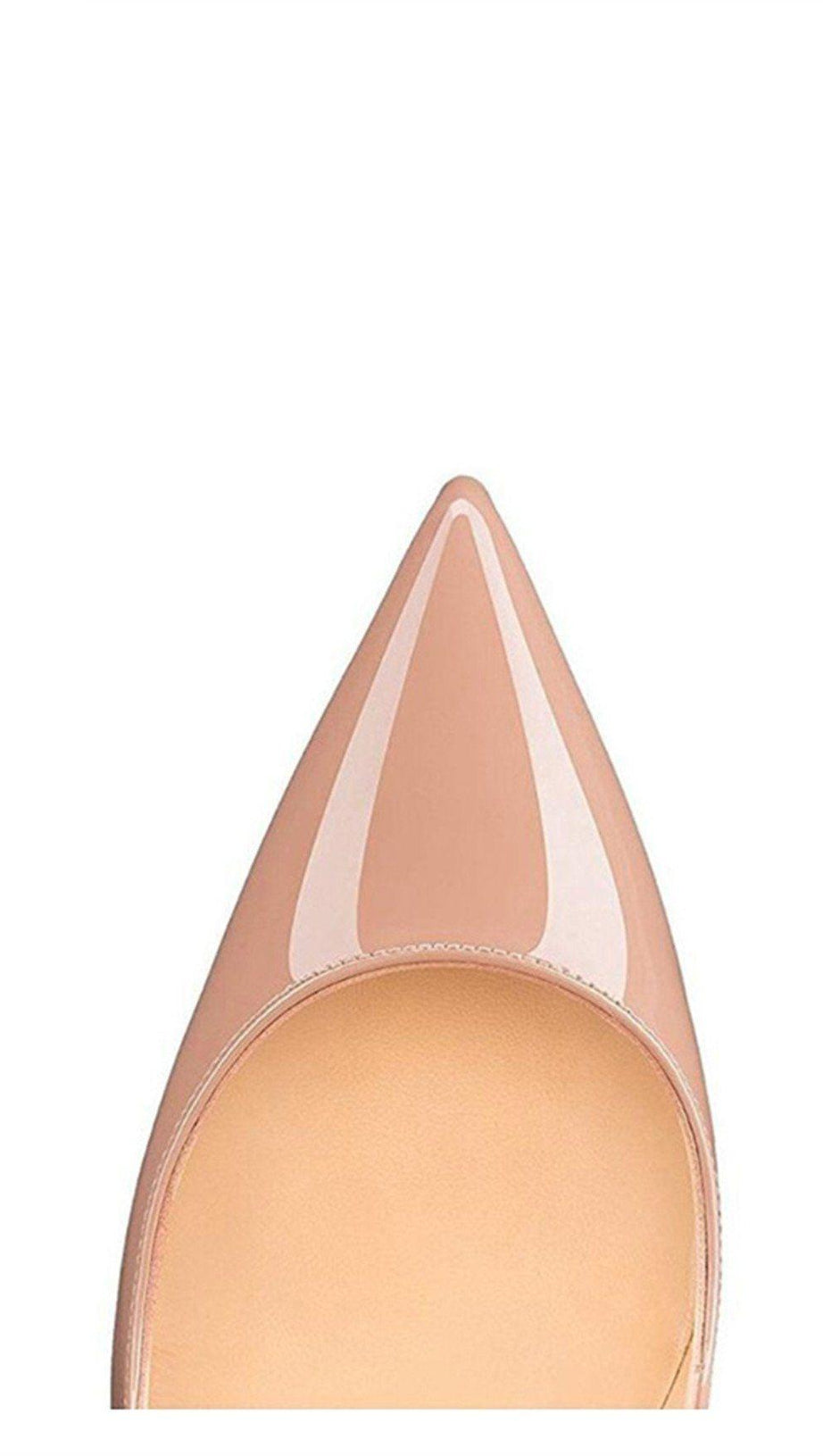 Aprikosenfarbene Stiletto-High Heels