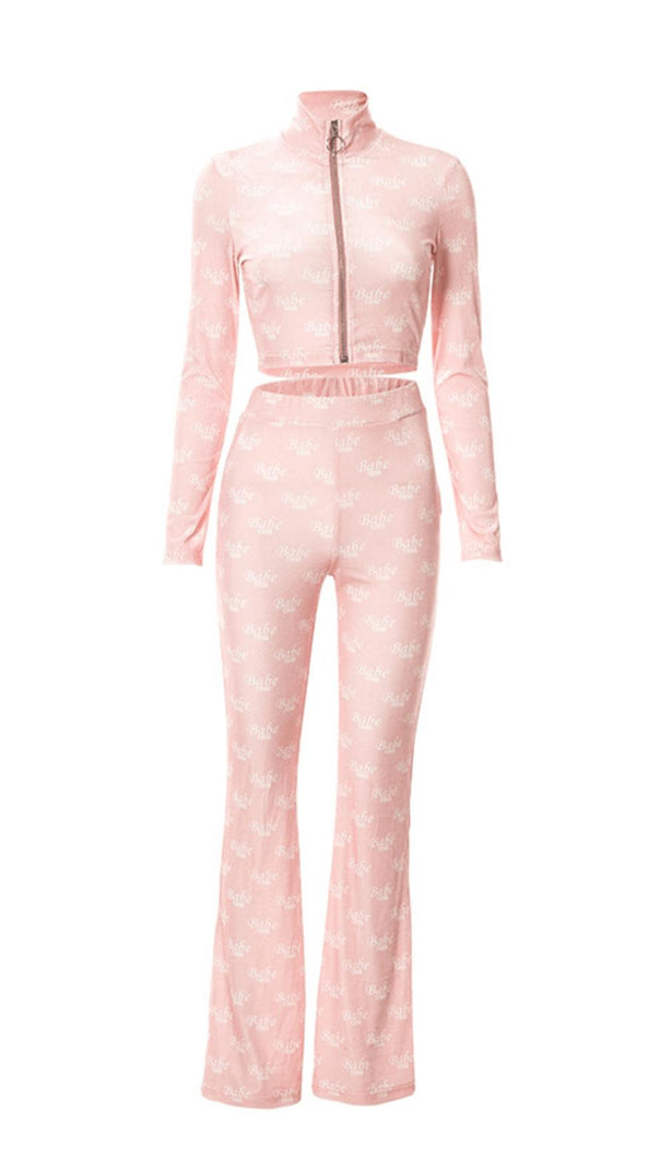 AIIZIE ZIP STAND COLLAR CASUAL SUIT. - product image