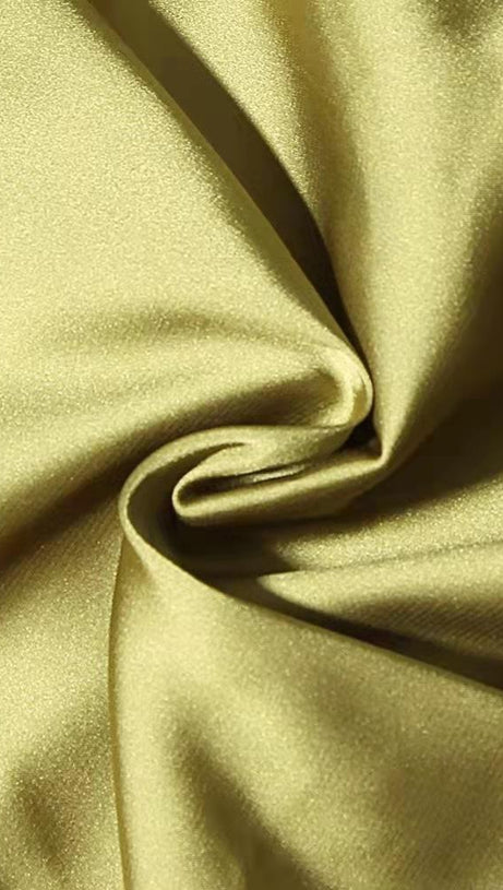 ZEE OLIVE SLIP KLEID