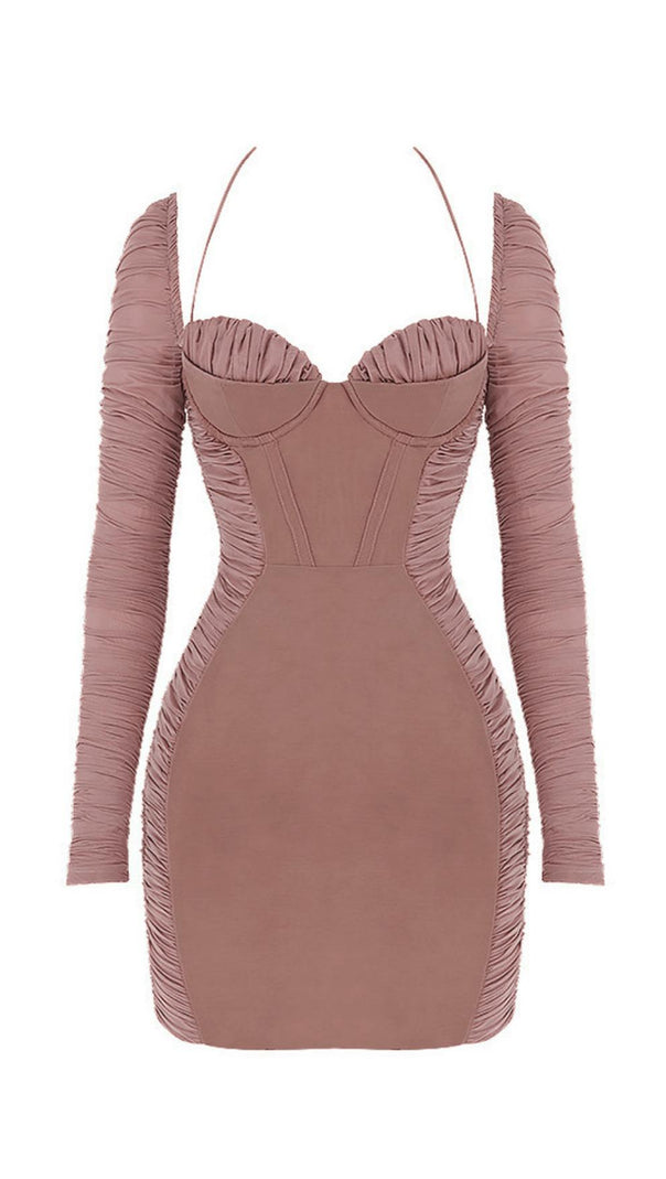 AIIZIE WRAPPED CHEST STRAP DRESS - product image