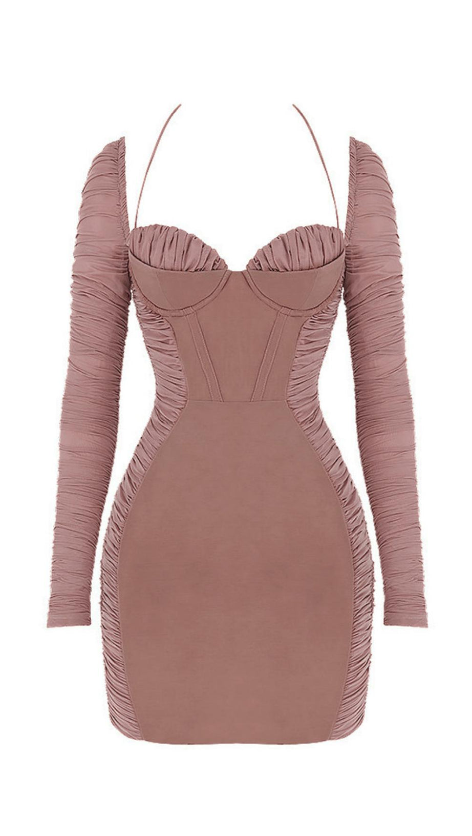 WRAPPED CHEST STRAP DRESS