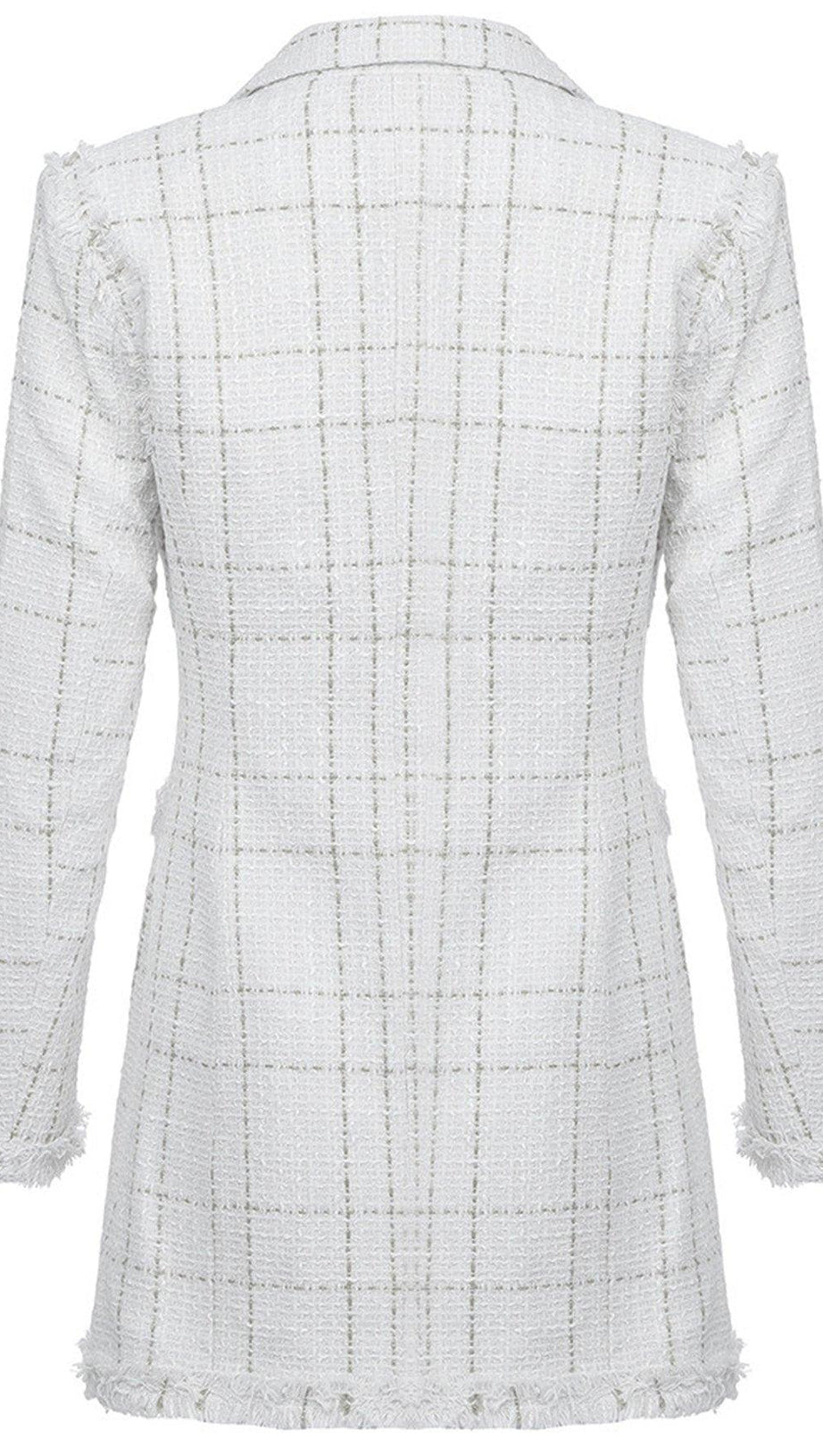 WEISSES TEMPERAMENT-ANZUGKLEID 