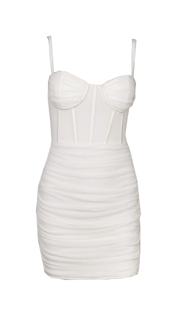 AIIZIE WHITE SLING BANDAGE DRESS - product image