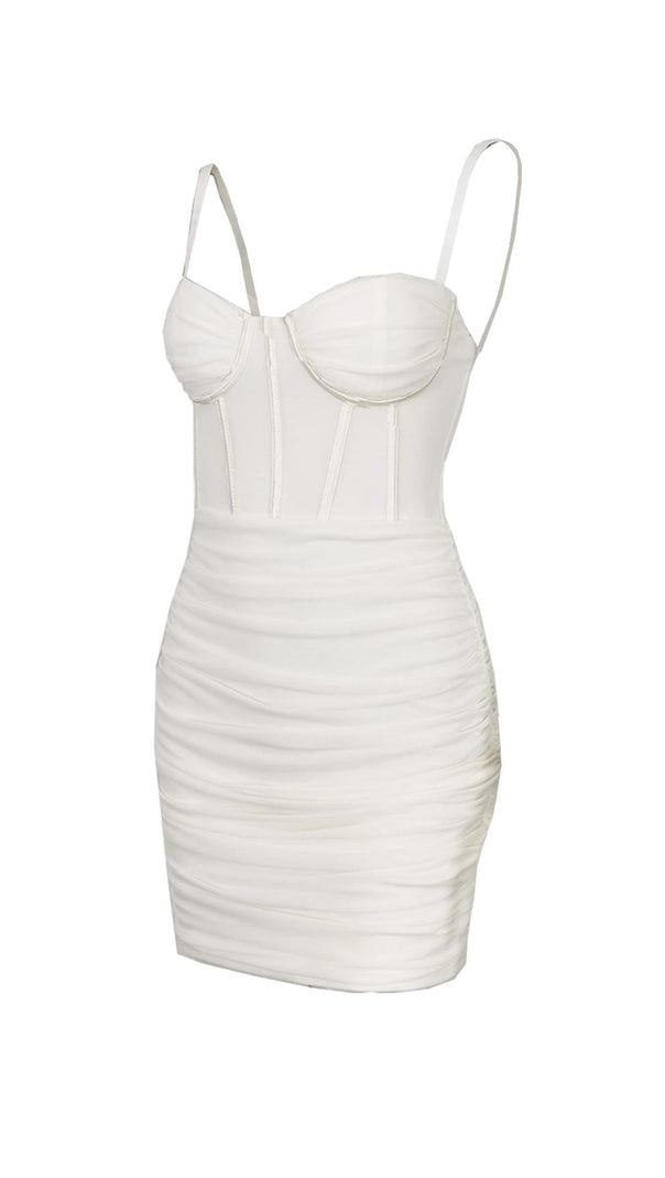 AIIZIE WHITE SLING BANDAGE DRESS - product image