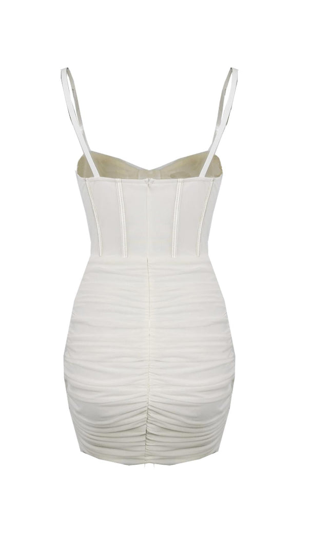 AIIZIE WHITE SLING BANDAGE DRESS - product image