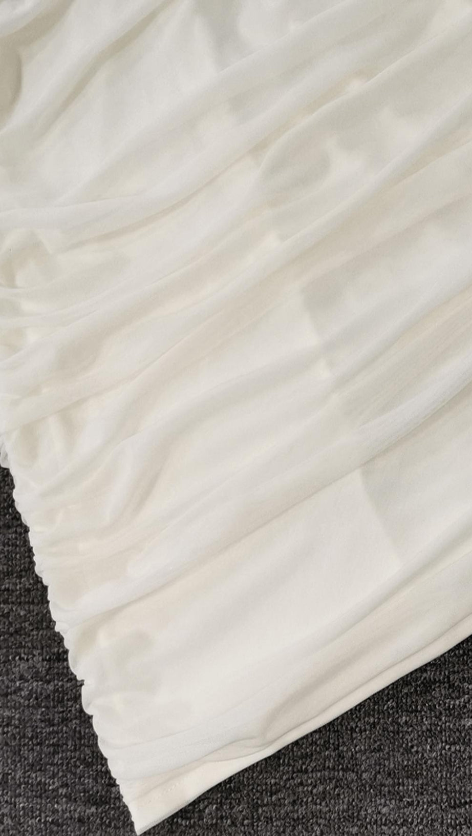 WHITE SLING BANDAGE DRESS