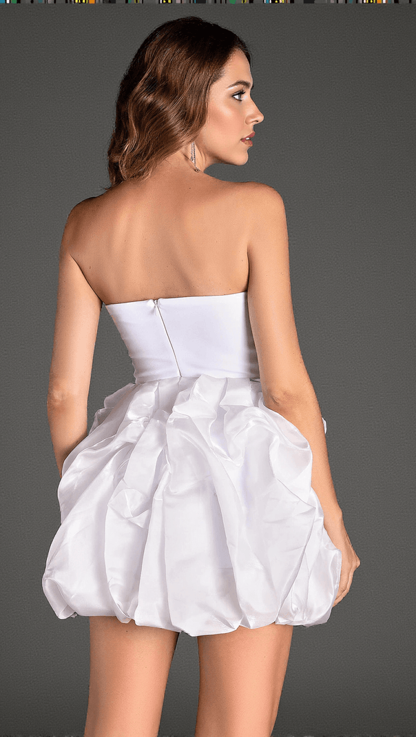AIIZIE GIANNEAS OFF SHOULDER FLORAL MINI DRESS - product image