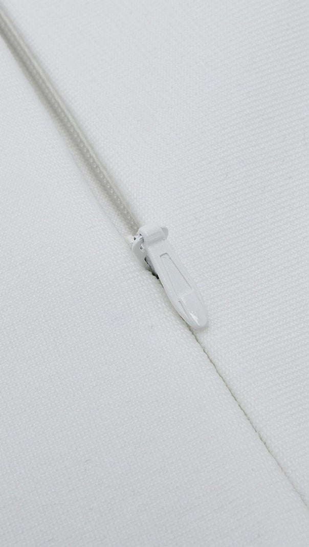 AIIZIE WHITE YARN SLEEVE MINI DRESS - product image