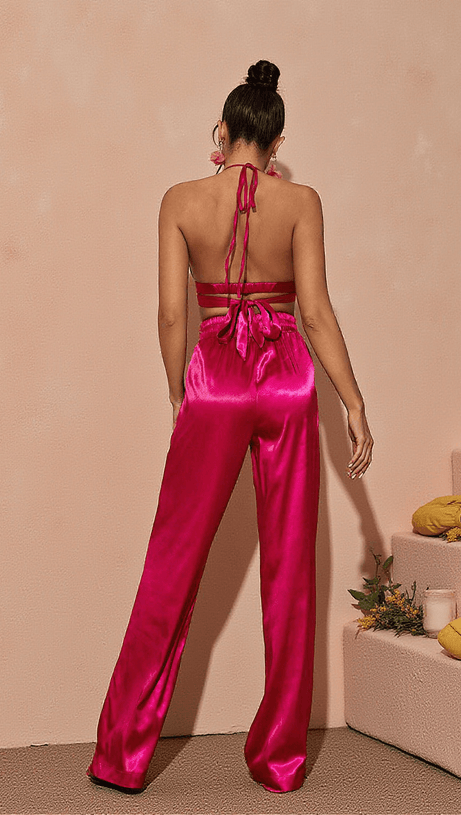 BLAZER IN RASO ZARIYAH ROSA SCURO