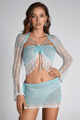 Thalis  Sequin Crochet 3 Pieces Set