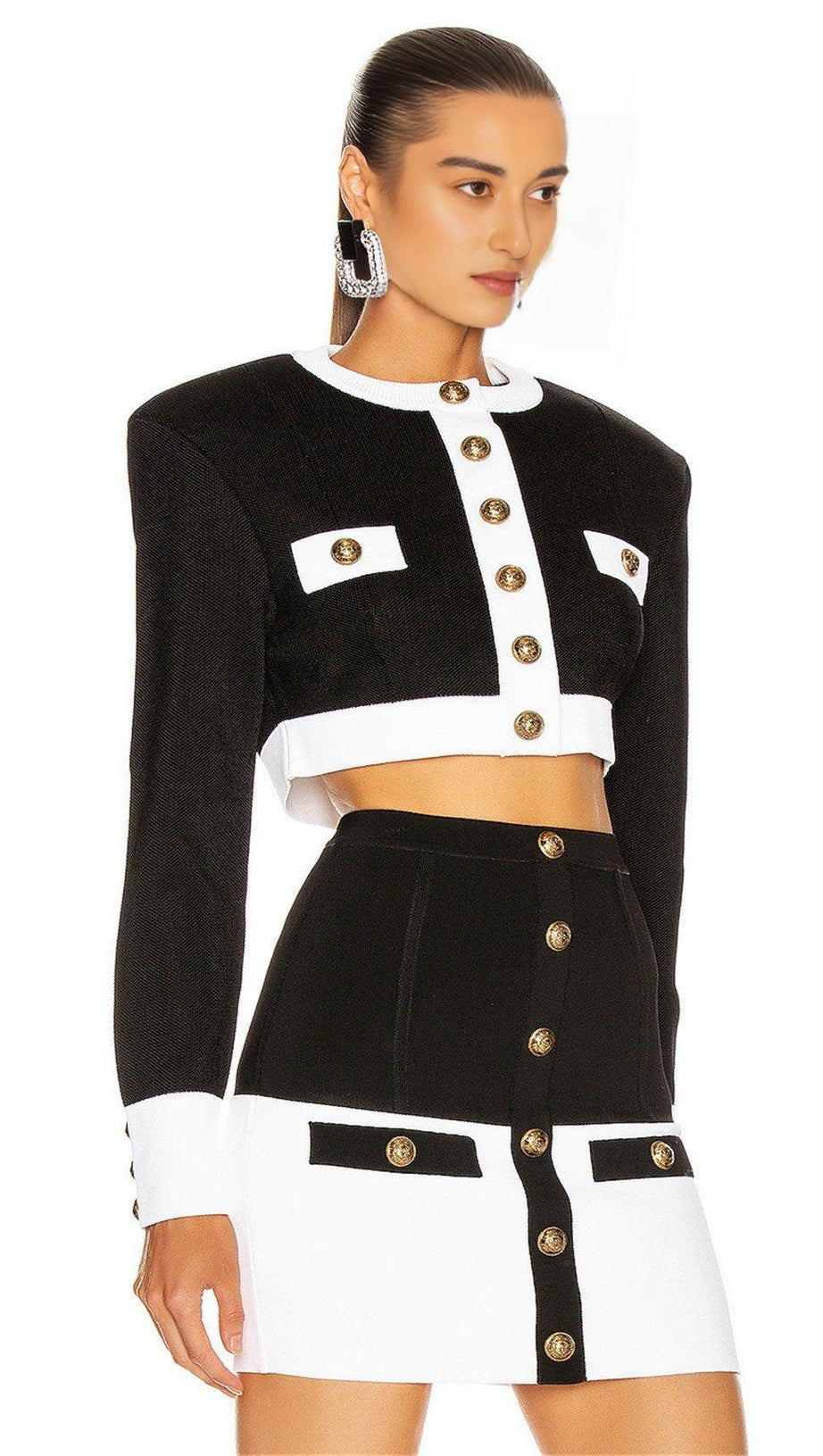 ABITO BENDAGGIO BIANCO E NERO