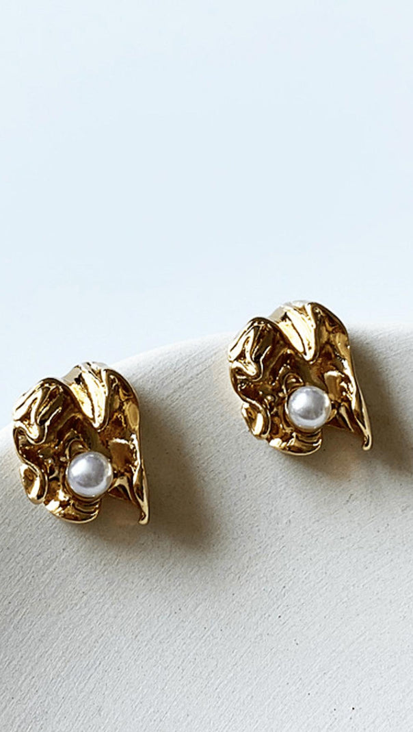 AIIZIE VINTAGE FLOWER EARRINGS - product image