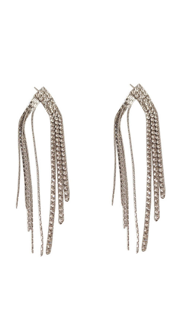 AIIZIE U-SHAPED LONG TASSEL EARRINGS - product image
