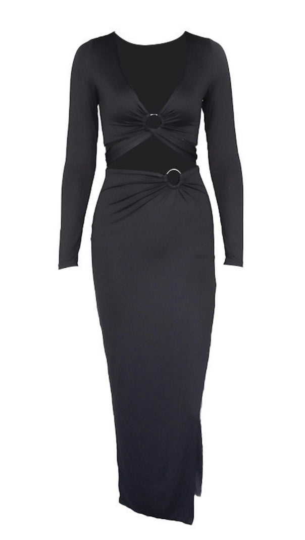 AIIZIE TWO-PIECE DRESS WITH SPLIT BUTTOCKS - product image