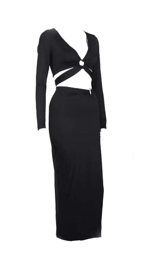 AIIZIE TWO-PIECE DRESS WITH SPLIT BUTTOCKS - product image
