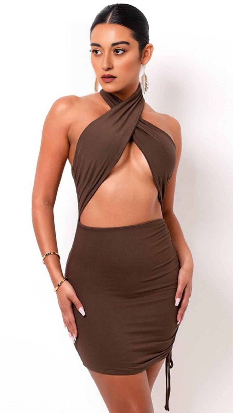 ABITO AVVOLGENTE CON CRAVATTA