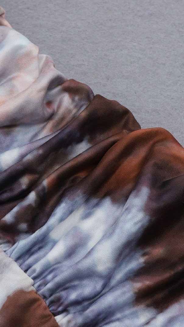AIIZIE TIE-DYE LOW-CUT DRESS - product image