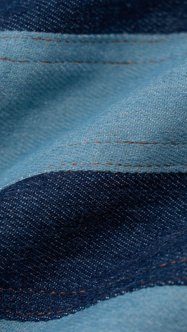 AIIZIE TIE DENIM WRAP CHEST. - product image
