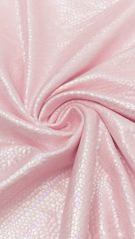 EYELET LACE UP BODYCON DRESS IN PINK