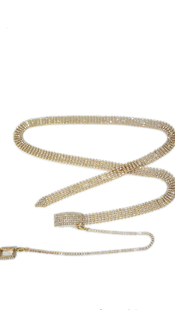 AIIZIE TEMPERAMENT FIVE DRAINAGE DIAMOND BELT - product image