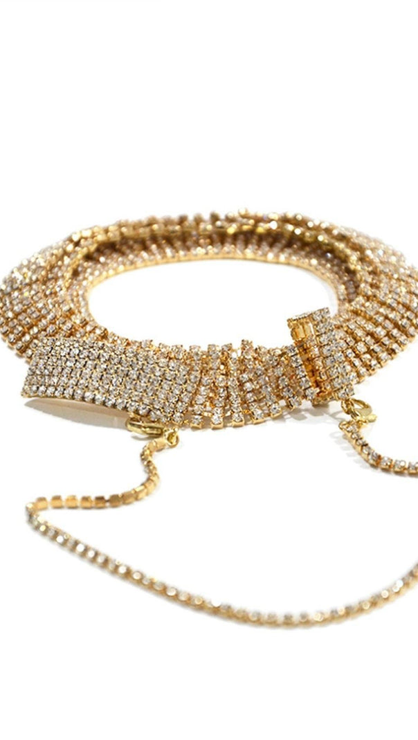 AIIZIE TEMPERAMENT FIVE DRAINAGE DIAMOND BELT - product image