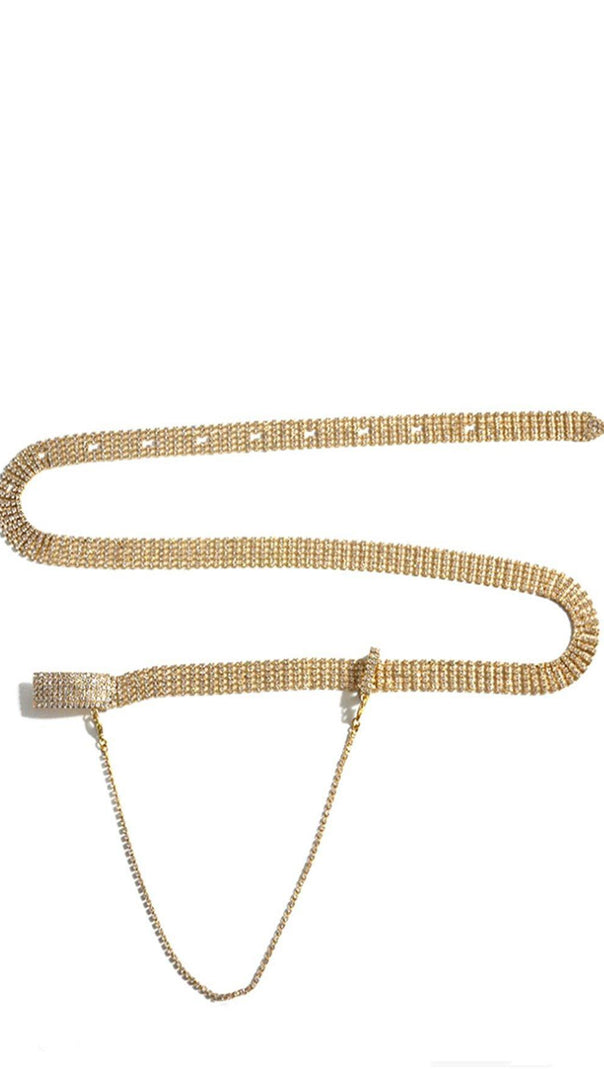 AIIZIE TEMPERAMENT FIVE DRAINAGE DIAMOND BELT - product image