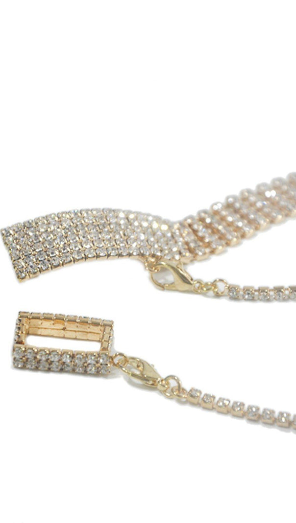 AIIZIE TEMPERAMENT FIVE DRAINAGE DIAMOND BELT - product image