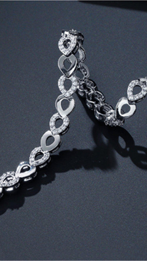 AIIZIE TEMPERAMENT DROP-SHAPED ZIRCON BRACELET - product image
