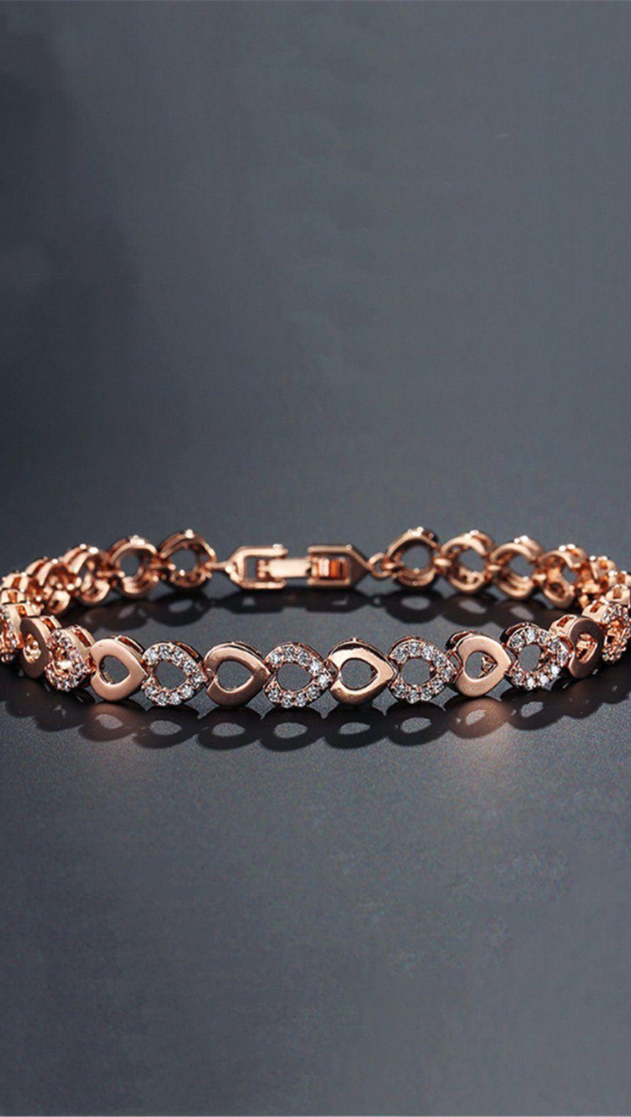 TEMPERAMENT TROPFENFÖRMIGES ZIRKONARMBAND