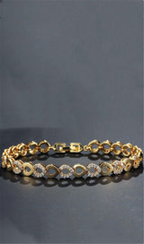 TEMPERAMENT DROP-SHAPED ZIRCON BRACELET