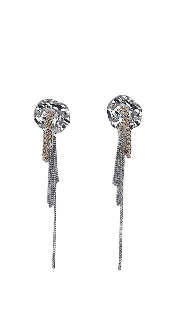 AIIZIE TASSEL CHAIN EARRINGS. - product image
