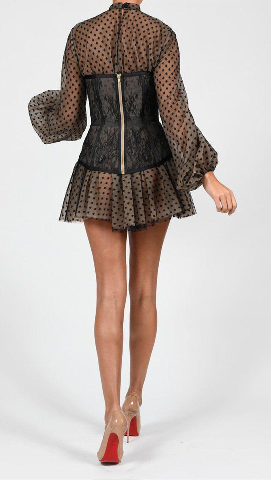 STRAPLESS LACE TOP FASHION STREET TEMPERAMENT