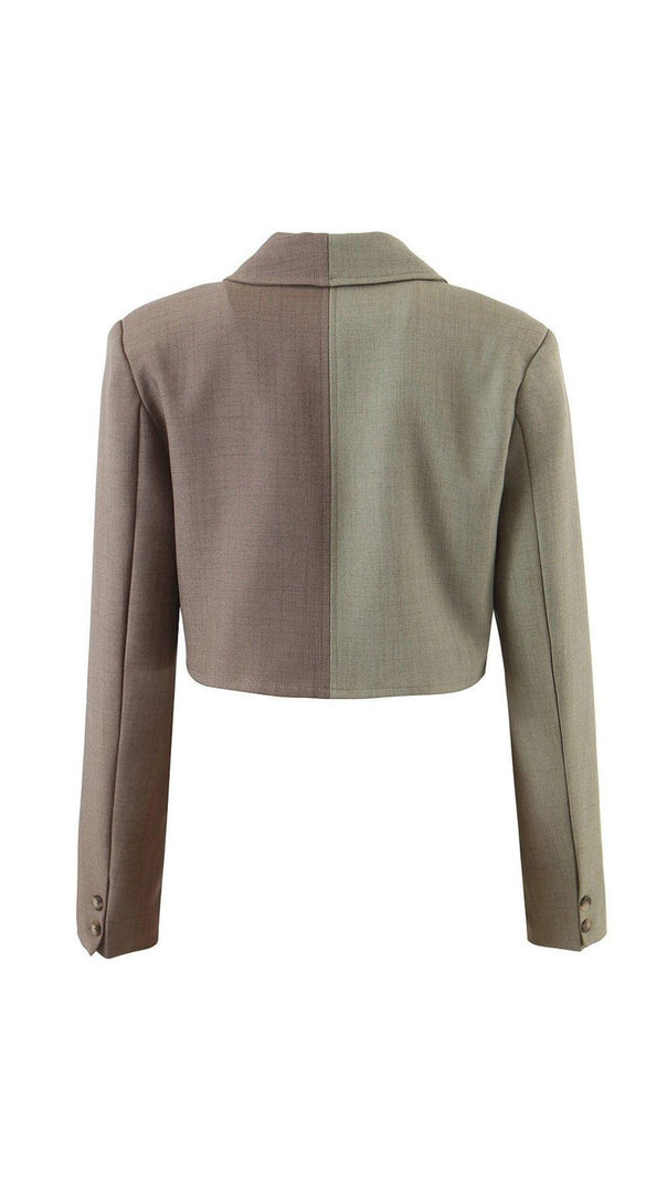 AIIZIE STITCHING CONTRAST COLOR SUIT - product image