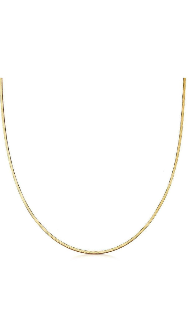 AIIZIE SQUARE SNAKE CHAIN NECKLACE - product image
