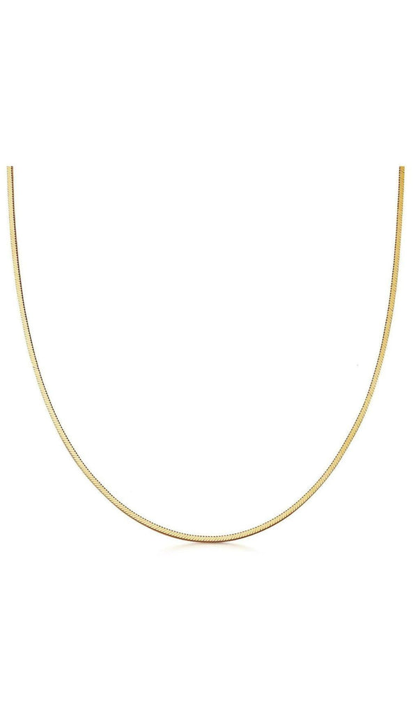 Square Snake Chain Necklace