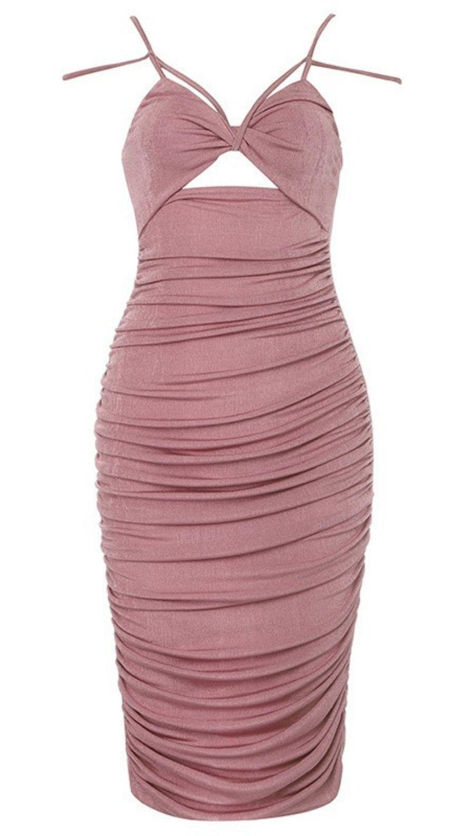 SPLIT FISHTAIL DRESS