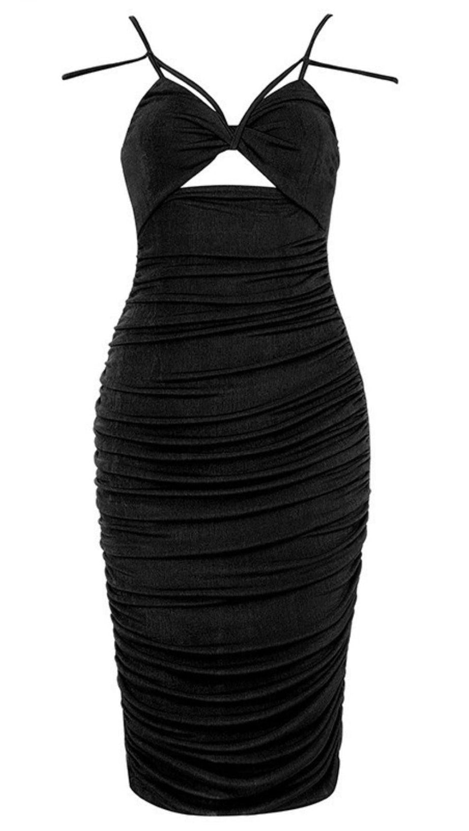 SPLIT FISHTAIL DRESS