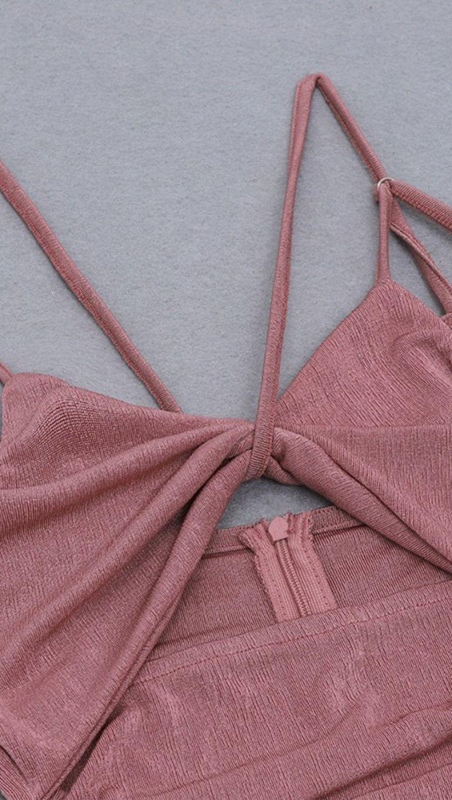 SPLIT FISHTAIL DRESS