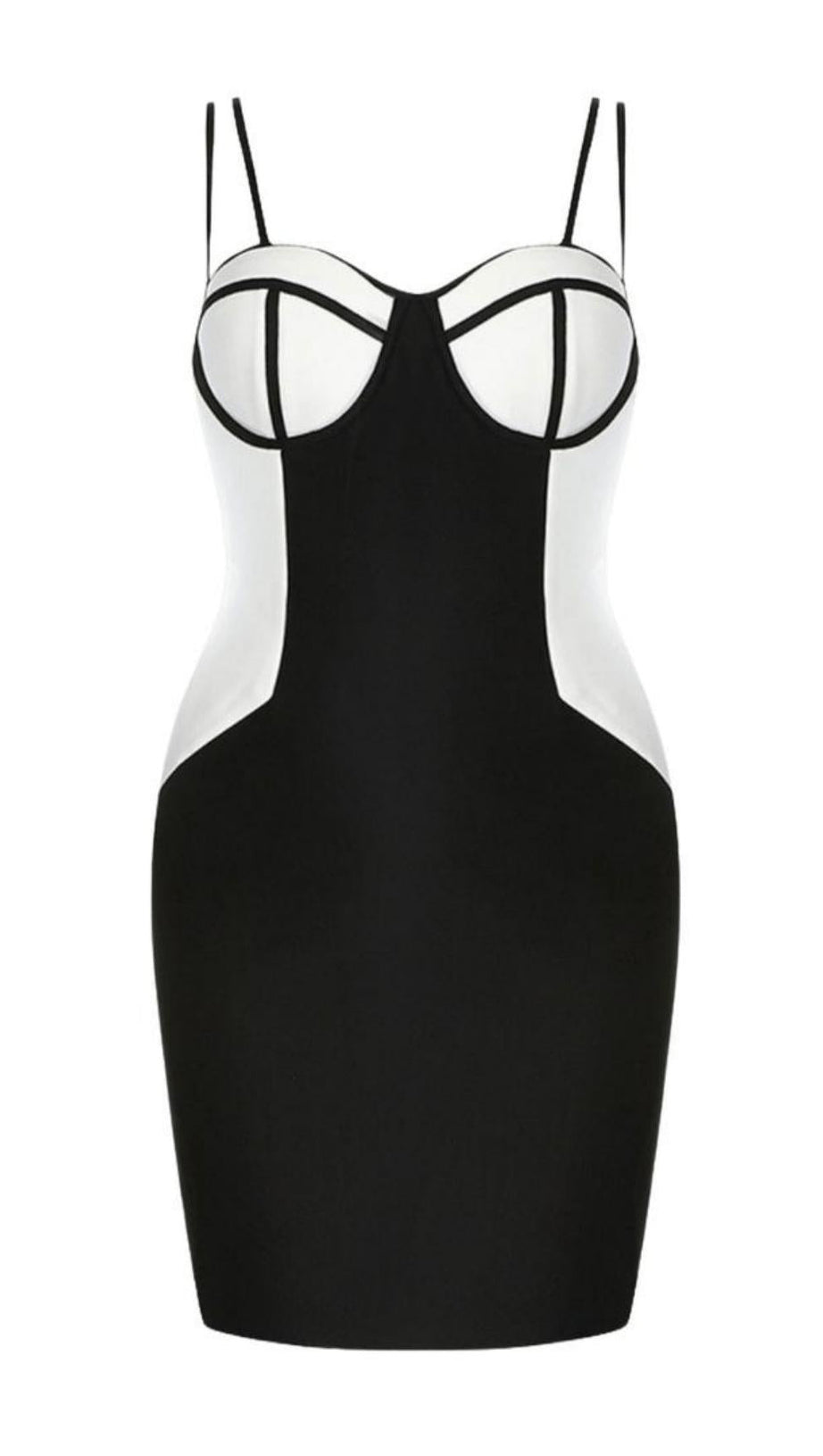 SLING LOW NECKLINE SLEEVE LAYERED DRESS