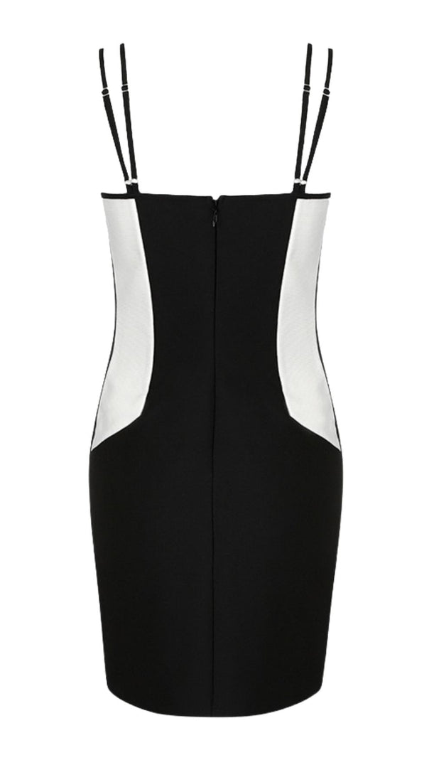 AIIZIE SLING LOW NECKLINE SLEEVE LAYERED DRESS - product image