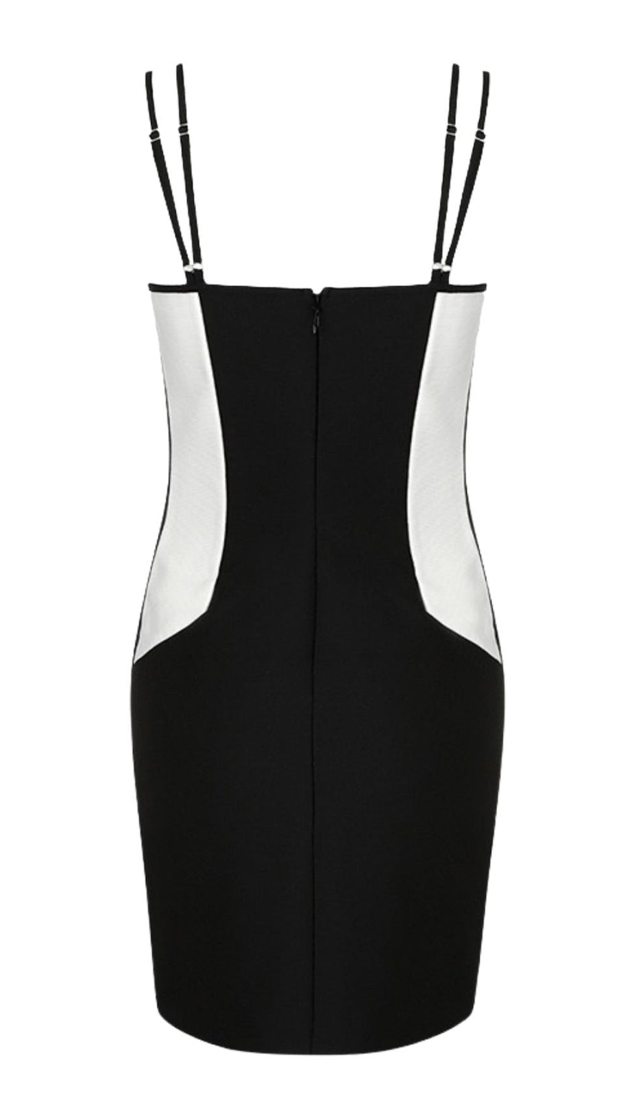 SLING LOW NECKLINE SLEEVE LAYERED DRESS