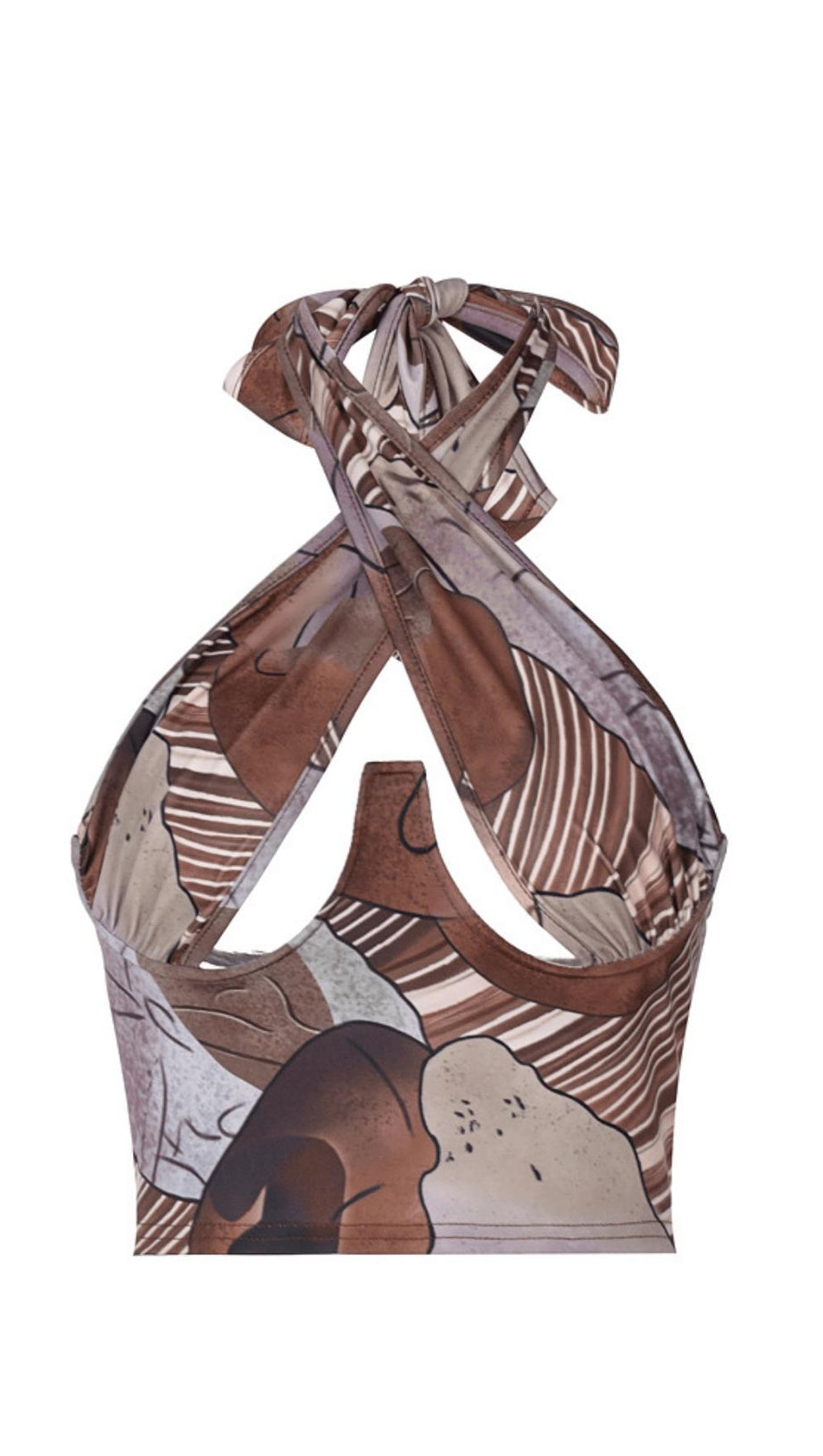 CAMICIA SLIM CON SPALLINE STAMPATE