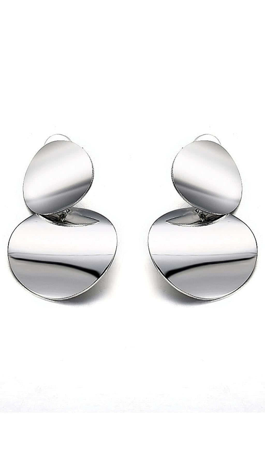 SIMPLE GEOMETRIC EARRINGS METAL EARRINGS