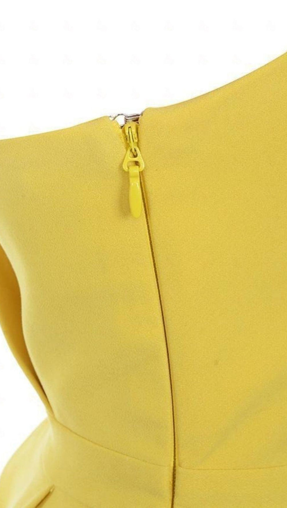 MINI ABITO CON PIEGATURA ANTERIORE GIALLO