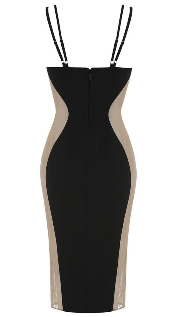 AIIZIE SIDE LACE TRANSPARENT DRESS - product image