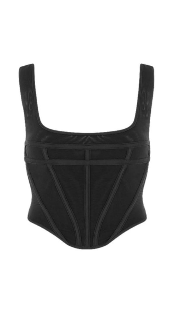 AIIZIE SHORT STITCHED SUSPENDER TOP - product image