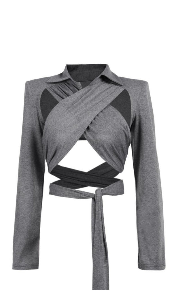AIIZIE SHIRT STRAP BLOUSE TOP - product image